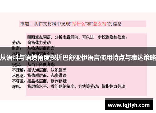 从语料与语境角度探析巴舒亚伊语言使用特点与表达策略